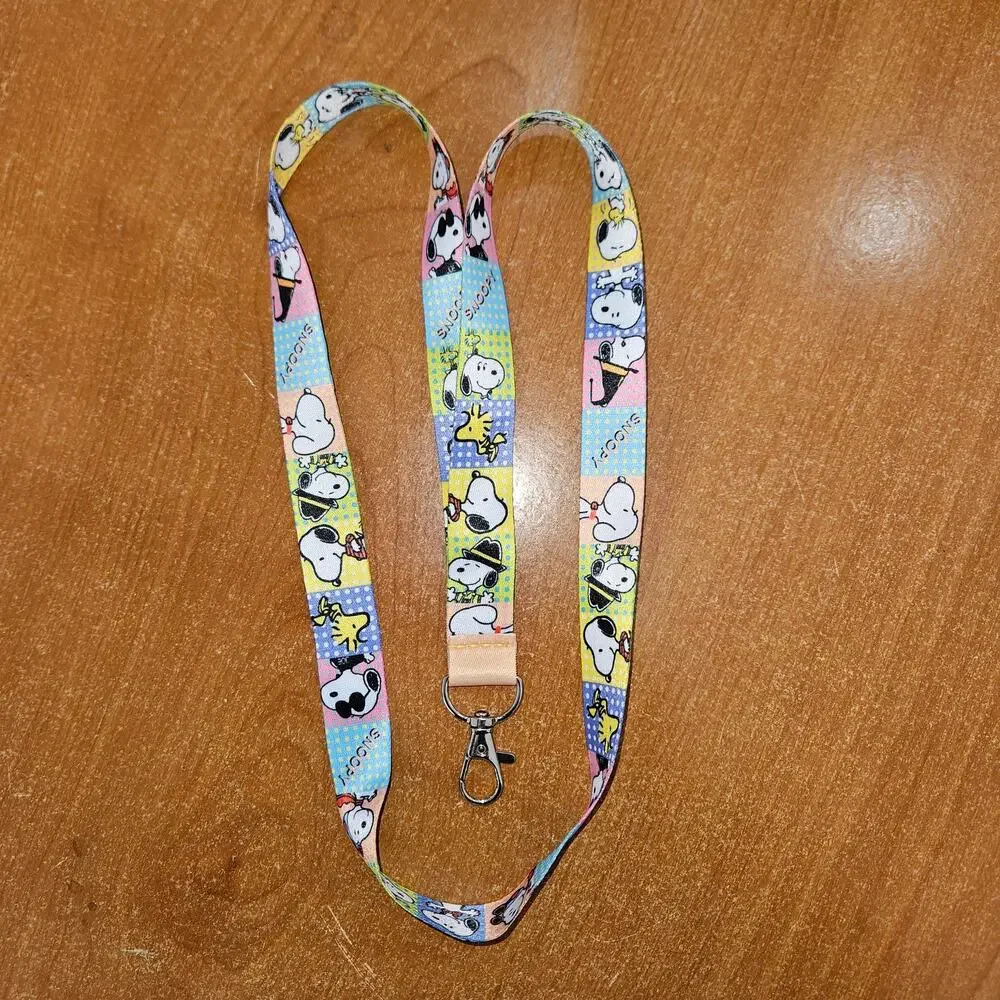 Snoopy Lanyard A Patchwork of Peanuts Personality